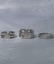SBG（エスビー）の「SBG 3点セット メンズ フリーサイズリング（リング）」