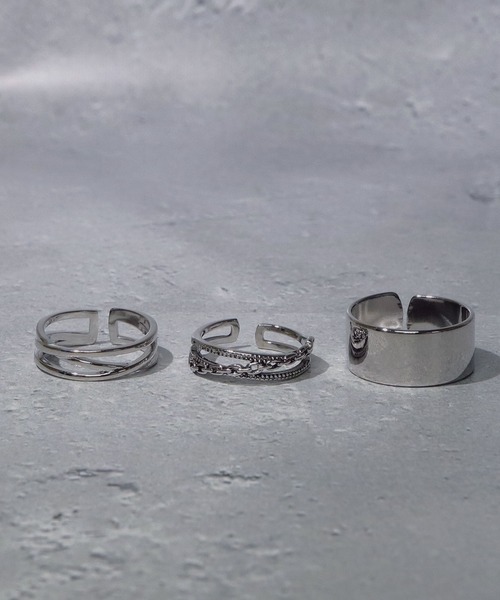 SBG（エスビー）の「SBG 3点セット メンズ フリーサイズリング（リング・メンズ・A/B/C/D/E/F/G/H/I/J/K/L/M/N/O/P/Q/R/S/T/U/V/W/X/Z/Y/その他1/その他2/その他3/その他5/その他4・FREE）」の17枚目の写真