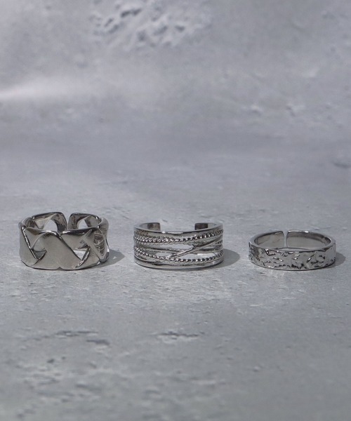 SBG（エスビー）の「SBG 3点セット メンズ フリーサイズリング（リング・メンズ・A/B/C/D/E/F/G/H/I/J/K/L/M/N/O/P/Q/R/S/T/U/V/W/X/Z/Y/その他1/その他2/その他3/その他5/その他4・FREE）」の18枚目の写真