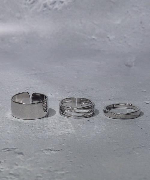 SBG（エスビー）の「SBG 3点セット メンズ フリーサイズリング（リング・メンズ・A/B/C/D/E/F/G/H/I/J/K/L/M/N/O/P/Q/R/S/T/U/V/W/X/Z/Y/その他1/その他2/その他3/その他5/その他4・FREE）」の19枚目の写真