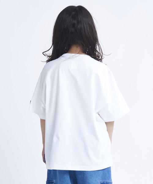 DC SHOES（ディーシーシューズ）の「23 KD ARCH LOGO SS/DCキッズカレッジロゴ半袖Tシャツ（Tシャツ/カットソー・キッズ・ホワイト/バーガンディー/ブラック/グリーン・160/140/120/150/130）」の6枚目の写真