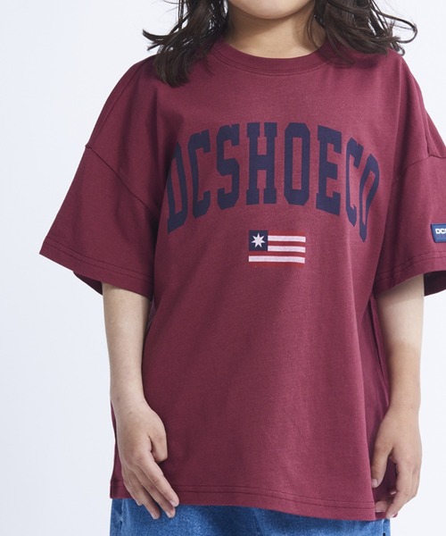 DC SHOES（ディーシーシューズ）の「23 KD ARCH LOGO SS/DCキッズカレッジロゴ半袖Tシャツ（Tシャツ/カットソー・キッズ・ホワイト/バーガンディー/ブラック/グリーン・160/140/120/150/130）」の11枚目の写真