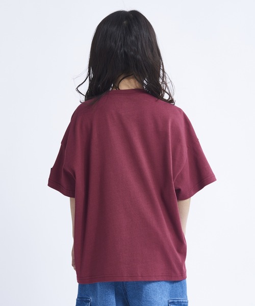 DC SHOES（ディーシーシューズ）の「23 KD ARCH LOGO SS/DCキッズカレッジロゴ半袖Tシャツ（Tシャツ/カットソー・キッズ・ホワイト/バーガンディー/ブラック/グリーン・160/140/120/150/130）」の12枚目の写真