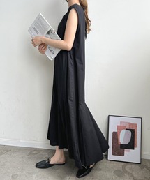 Futier land | バックWリボンカラーワンピース(ワンピース)