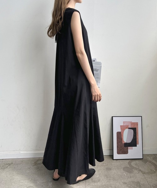 Futier land（フューティアランド）の「バックWリボンカラーワンピース（ワンピース・レディース・ブラック/オレンジ/ブルー/グリーン/グリーン系その他・FREE）」の20枚目の写真