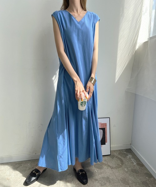 Futier land（フューティアランド）の「バックWリボンカラーワンピース（ワンピース・レディース・ブラック/オレンジ/ブルー/グリーン/グリーン系その他・FREE）」の21枚目の写真