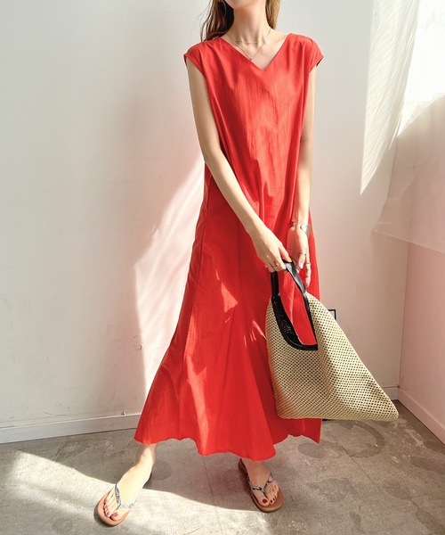 Futier land（フューティアランド）の「バックWリボンカラーワンピース（ワンピース・レディース・ブラック/オレンジ/ブルー/グリーン/グリーン系その他・FREE）」の14枚目の写真