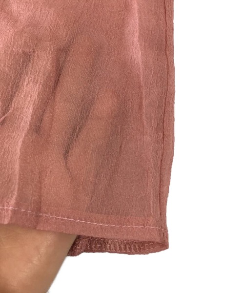 Dewlily(デューリリー)の「シアー長袖シャツ(シャツ/ブラウス・レディース・グリーン/ブルー/ピンク・L/M/XL)」の12枚目の写真