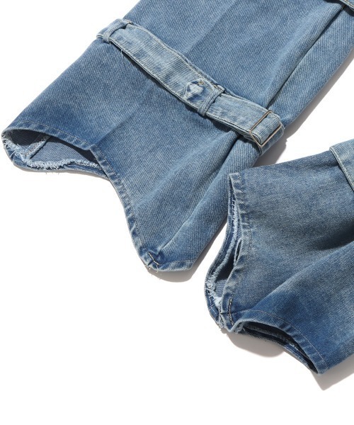 atmos pink（アトモスピンク）の「atmos pink デニムレッグウォーマー（レッグウォーマー・レディース・ブルー・FREE）」の6枚目の写真