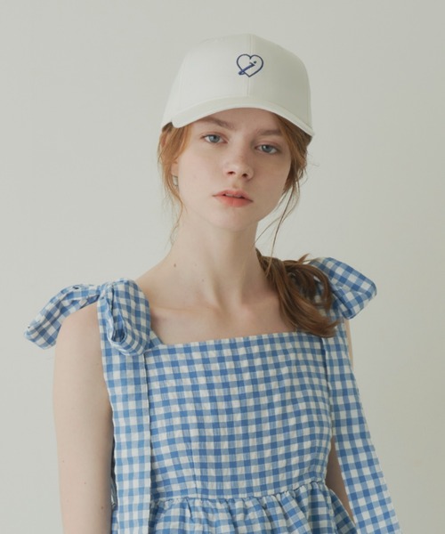 idem（イデム）の「idem heart cap/ハートロゴキャップ（キャップ・レディース・ネイビー/ホワイト・FREE）」の10枚目の写真