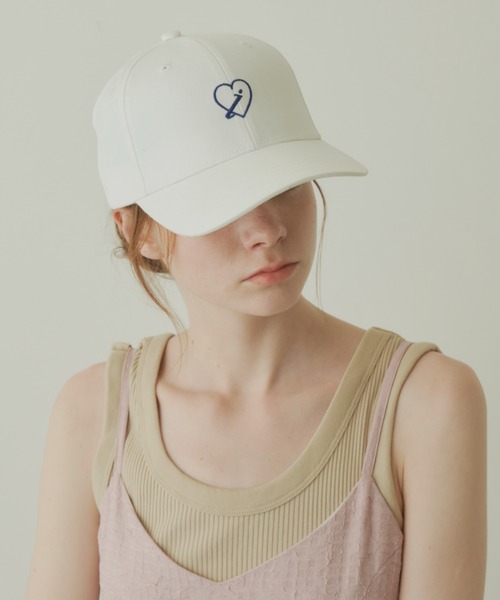 idem（イデム）の「idem heart cap/ハートロゴキャップ（キャップ・レディース・ネイビー/ホワイト・FREE）」の3枚目の写真