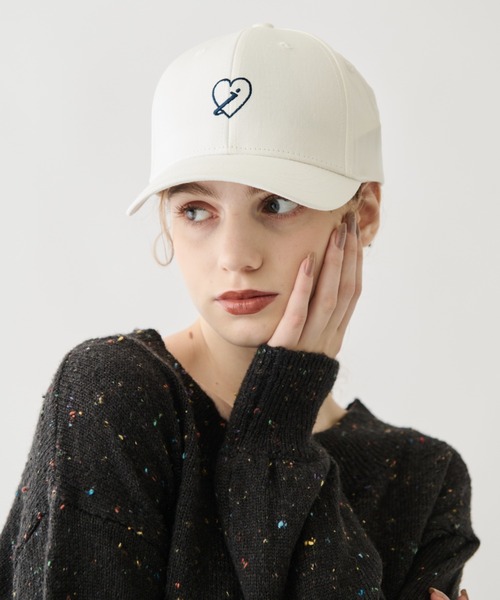 idem(イデム)の「idem heart cap/ハートロゴキャップ(キャップ・レディース・ネイビー/ホワイト・FREE)」の22枚目の写真