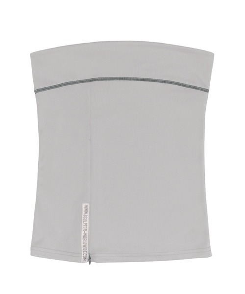 SCULPTOR（スカルプター）の「Unzip Tube Top/アンジップチューブトップ（キャミソール・レディース・ブラウン/ブラック/グレー・MEDIUM）」の4枚目の写真