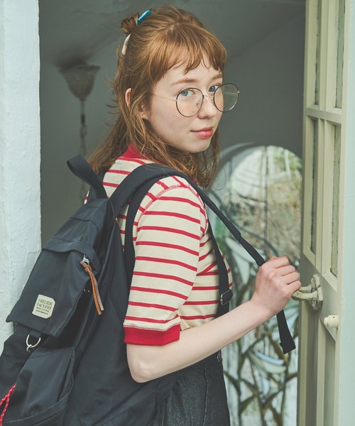 Crisp（クリスプ）の「ボーダーリンガーTシャツ（Tシャツ/カットソー・レディース・ブラック/ブルー/レッド・FREE）」の14枚目の写真