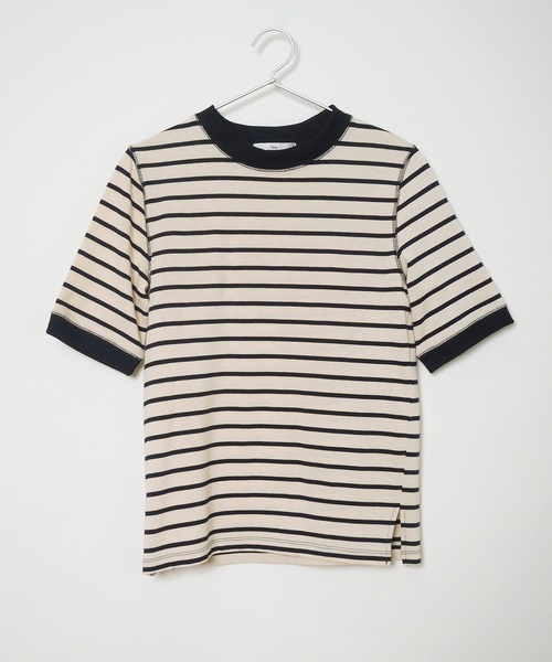 Crisp（クリスプ）の「ボーダーリンガーTシャツ（Tシャツ/カットソー・レディース・ブラック/ブルー/レッド・FREE）」の20枚目の写真