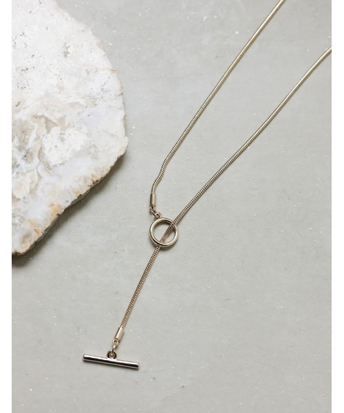Re:EDIT（リエディ）の「アンカーモチーフロングネックレス（ネックレス・レディース・ゴールド/シルバー・FREE）」の2枚目の写真