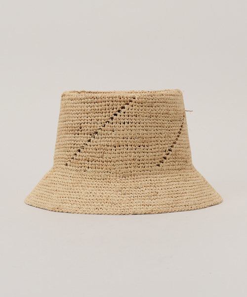 FRAMeWORK（フレームワーク）の「【GRILLO/グリーロ】透かし編みラインバケットハット（ハット・レディース・アイボリー・FREE）」の12枚目の写真