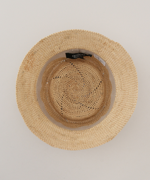 FRAMeWORK（フレームワーク）の「【GRILLO/グリーロ】透かし編みラインバケットハット（ハット・レディース・アイボリー・FREE）」の8枚目の写真