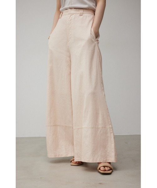 CONTRAST BORDER WIDE PANTS/コントラストボーダーワイドパンツ