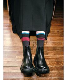 UN3D. | アシメボーダーラインソックス(ソックス/靴下)