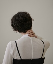 SALON adam et rope' | シアーハイネックロングスリーブTシャツ(Tシャツ/カットソー)