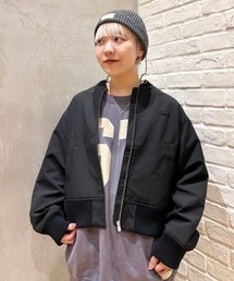 【美品】ラコステ ロゴ ブルゾン ボンバー Aライン ジャケット アウター 完売 美品】ラコステ ロゴ ブルゾン ボンバー Aライン ジャケット