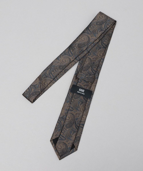 HARE（ハレ）の「JAPANジャガードナローネクタイ(HARE)（ネクタイ・メンズ・レッド/ベージュ/ネイビー/ブラック・FREE）」の6枚目の写真