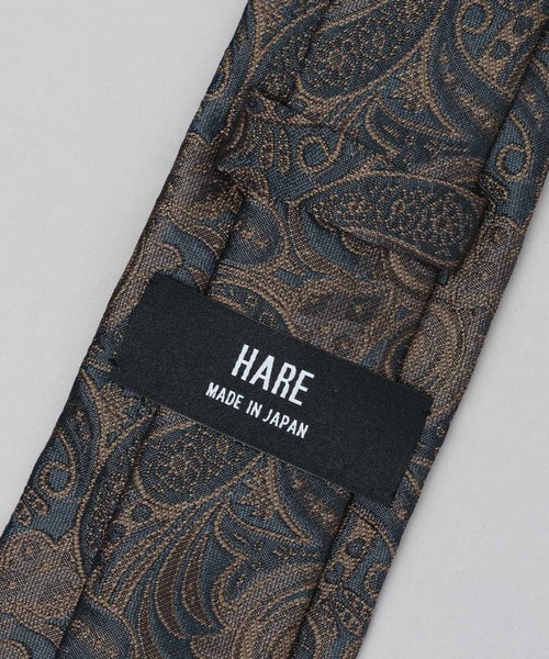 HARE（ハレ）の「JAPANジャガードナローネクタイ(HARE)（ネクタイ・メンズ・レッド/ベージュ/ネイビー/ブラック・FREE）」の8枚目の写真