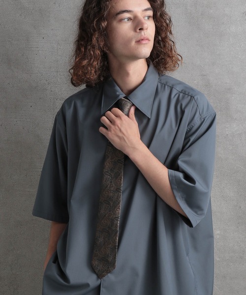 HARE（ハレ）の「JAPANジャガードナローネクタイ(HARE)（ネクタイ・メンズ・レッド/ベージュ/ネイビー/ブラック・FREE）」の13枚目の写真