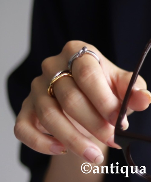 antiqua（アンティカ）の「2連リング（リング・レディース・マルチ・FREE）」の8枚目の写真