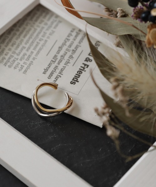 antiqua（アンティカ）の「2連リング（リング・レディース・マルチ・FREE）」の9枚目の写真