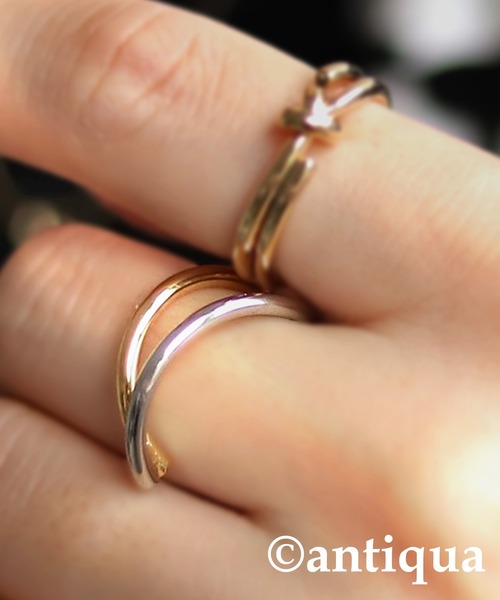 antiqua（アンティカ）の「2連リング（リング・レディース・マルチ・FREE）」の13枚目の写真
