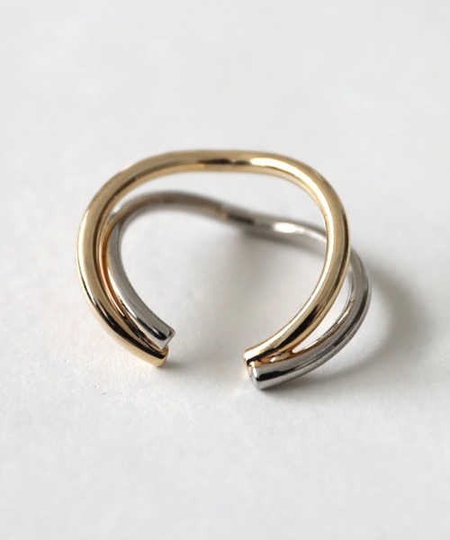 antiqua（アンティカ）の「2連リング（リング・レディース・マルチ・FREE）」の5枚目の写真