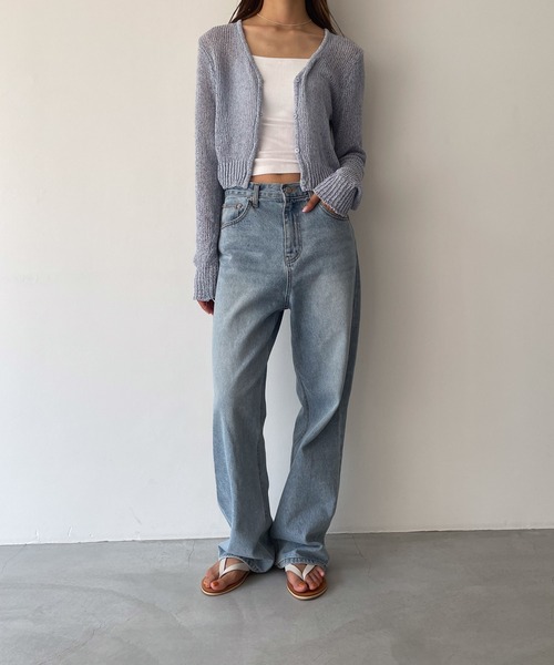 CANAL JEAN（キャナルジーン）の「smileyranna Vネックニット