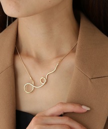 cheriella | 【cheriella】変形ニュアンスバースライドネックレス(ネックレス)