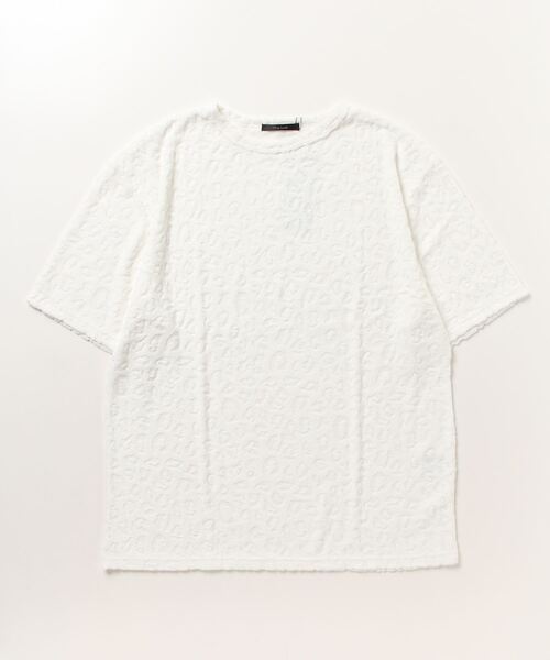 Bling Leads（ブリングリーズ）の「【Bling leads】レオパード柄クルーネックTシャツ（Tシャツ/カットソー・メンズ・ブルー/ブラック/ホワイト・LARGE/MEDIUM）」の9枚目の写真