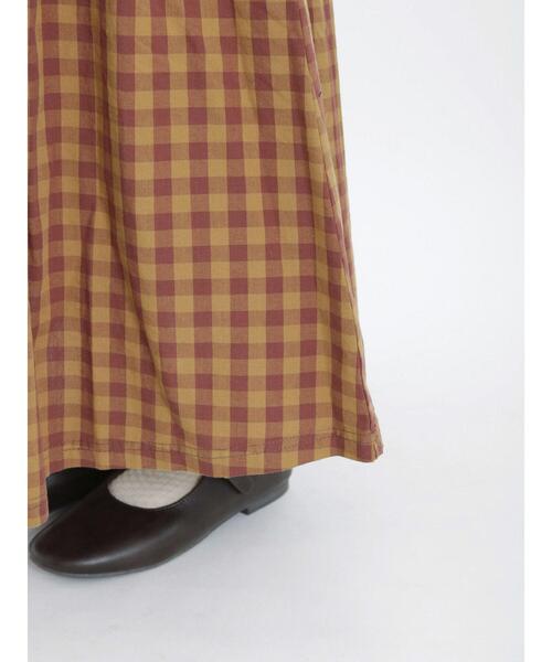 Samansa Mos2(サマンサ モスモス)の「配色ステッチティアードスカート(スカート・レディース・キナリ/オレンジ/グリーン/ブラック・F)」の8枚目の写真