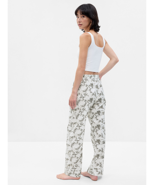 GAP（ギャップ）の「ポプリン パジャマパンツ（ルームウェア/パジャマ・レディース・ホワイト/ブルー/ピンク/グレー/ベージュ/マルチ/ホワイト系その他/ライトブルー/ブルー系その他2・XS/S/M/L/XXS）」の10枚目の写真