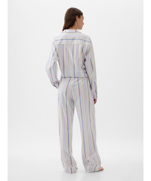 GAP（ギャップ）の「ポプリン パジャマパンツ（ルームウェア/パジャマ・レディース・ホワイト/ブルー/ピンク/グレー/ベージュ/マルチ/ホワイト系その他/ライトブルー/ブルー系その他2・XS/S/M/L/XXS）」の12枚目の写真