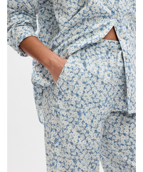 GAP（ギャップ）の「ポプリン パジャマパンツ（ルームウェア/パジャマ・レディース・ホワイト/ブルー/ピンク/グレー/ベージュ/マルチ/ホワイト系その他/ライトブルー/ブルー系その他2・XS/S/M/L/XXS）」の19枚目の写真
