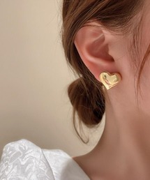 Ritomo De Ricco（リトモ・デ・リコ）の「ぷっくりハートピアス　シルバー925ポスト（ピアス（両耳用））」