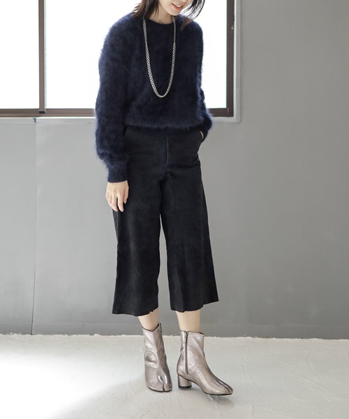 SESTO（セスト）の「サークルヒール足袋ショートブーツ（ブーツ・レディース・シルバー/ブラック・S/3L/M/LL/L）」の21枚目の写真