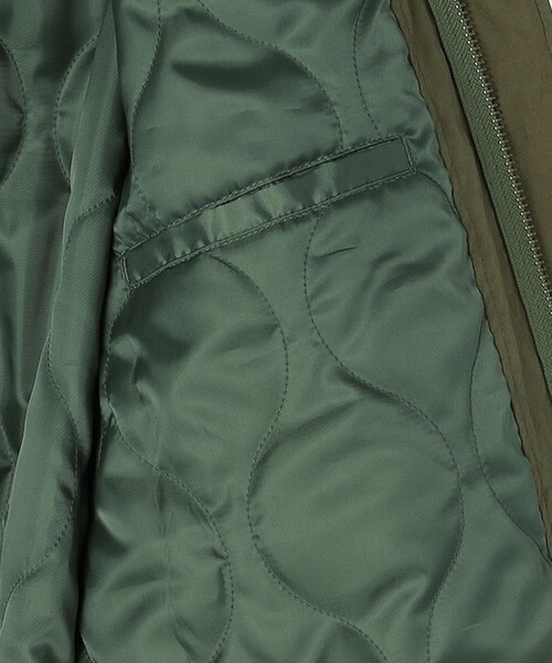 SHIPS(シップス)の「SHIPS: ミリタリー パディングモッズ コート(モッズコート・メンズ・ブラック/オリーブ・SMALL/MEDIUM/LARGE)」の9枚目の写真