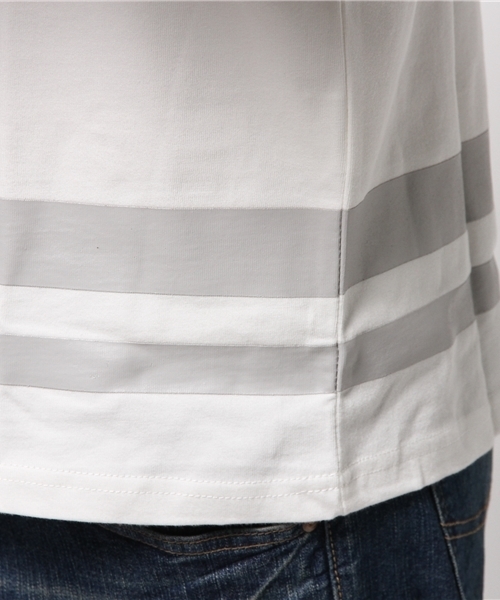 AVIREX(アヴィレックス)の「avirex/アヴィレックス/メンズ/ L/S FOOTBALL T-SHIRT/ 長袖 フットボール Tシャツ(Tシャツ/カットソー・メンズ・ブラック/ホワイト・LARGE/MEDIUM/X-LARGE/XX-LARGE)」の11枚目の写真