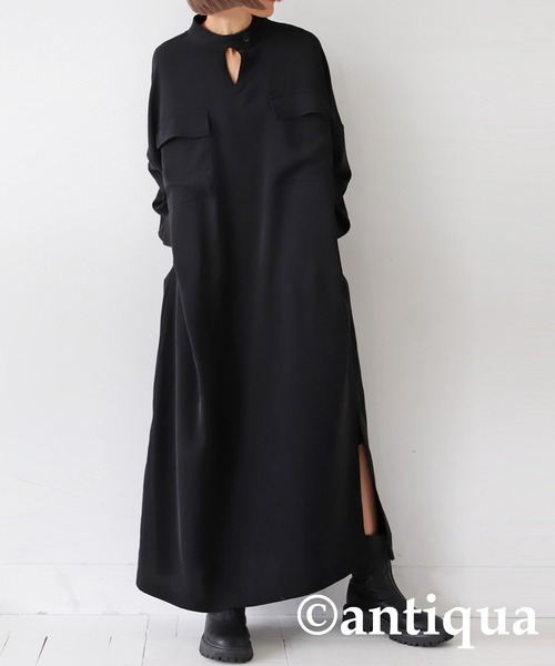 ドロストワンピース（ワンピース）｜antiqua（アンティカ）