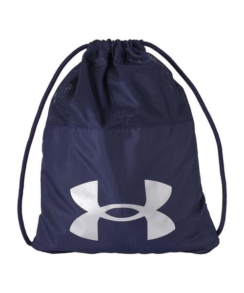 UNDER ARMOUR(アンダーアーマー)の「UAハーフ メッシュ サックパック(ベースボール/メンズ)(その他・メンズ・ダークネイビー・ONESIZE)」の1枚目の写真