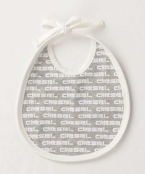 DIESEL（ディーゼル）の「ベビー スタイ ロゴ（スタイ/よだれかけ・キッズ・グレー/ピンク・UNI）」の2枚目の写真