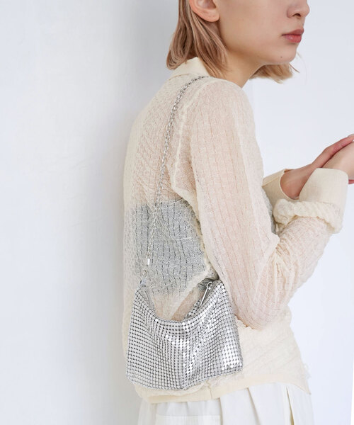 SLOBE citron.（スローブシトロン）の「《追加2》SLOBE citron. kira kira BAG（ショルダーバッグ・レディース・シルバー/ゴールド・FREE）」の14枚目の写真