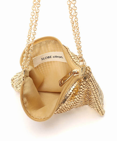 SLOBE citron.（スローブシトロン）の「《追加2》SLOBE citron. kira kira BAG（ショルダーバッグ・レディース・シルバー/ゴールド・FREE）」の15枚目の写真