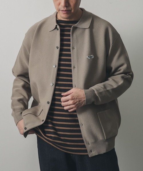 PENNEYS（ぺニーズ）の「『XLサイズ/WEB限定』『別注』PENNEYS×DOORS　THE FOX シャツカーディガン（カーディガン/ボレロ・メンズ・オレンジ系その他/ブラウン系その他/ブラック・MEDIUM/X-LARGE/LARGE）」の5枚目の写真